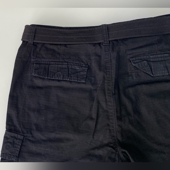Cargo Shorts Black Casual Classic Ripstop Timeless Shorts - Size 33 - Picture 4 of 10